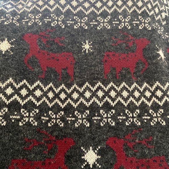 Shineflow Women's Reindeer Snowflake Midi Christmas Pullover Sweater Small EUC - Picture 3 of 13